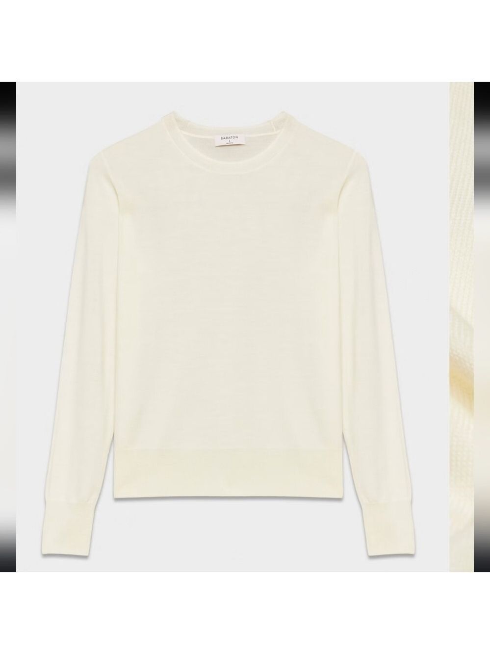 Aritzia Babaton validate merino wool crew neck sweater medium like new